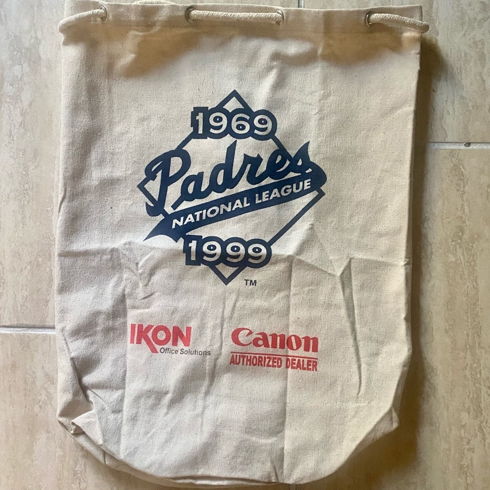 RARE!!  SAN DIEGO PADRES 1969-1999 Anniv BAG